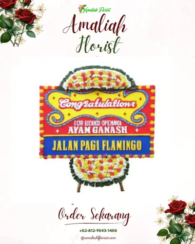 Bunga Papan Congratulation di Baru Tengah
